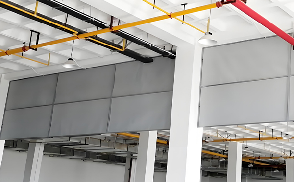 潼关防火布挡烟垂壁